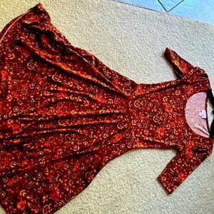 LULA ROE dress, size XS, 3/4 sleeves